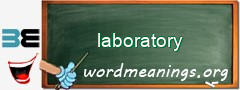 WordMeaning blackboard for laboratory
